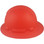 Pyramex Ridgeline Full Brim Style Hard Hat with Red Graphite Pattern Left 