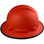 Pyramex Ridgeline Full Brim Style Hard Hat with Red Graphite Pattern with Protective Edge - Right