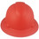 Pyramex Ridgeline Full Brim Style Hard Hat with Red Graphite Pattern