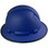 Pyramex Ridgeline Full Brim Style Hard Hat with Blue Graphite Pattern and Protective Edge ~ Left View