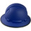 Pyramex Ridgeline Full Brim Style Hard Hat with Blue Graphite Pattern and Protective Edge ~ Right View