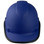 Pyramex Full Brim RIDGELINE Hard Hat Blue Pattern with Edge - 4 Point Suspensions ~ Front Side View