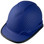Pyramex Full Brim RIDGELINE Hard Hat Blue Pattern with Edge - 4 Point Suspensions ~ Left Side Oblique View