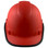 Pyramex Cap Style RIDGELINE Hard Hat Red Pattern with Edge - 6 Point Suspensions ~ Front Side View