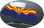 Pyramex Ridgeline Cap Style Hard Hats - Arkansas Flag ~ Detail