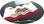 Pyramex Ridgeline Cap Style Hard Hats - California Flag ~ Detail View