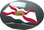 Pyramex Ridgeline Cap Style Hard Hats - Florida Flag ~ Detail View