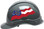 Pyramex Ridgeline Cap Style Hard Hats - Georgia Flag ~ Profile