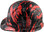 Rip and Tear Cap Style Hydro Dipped Hard Hats - Left Side View