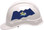 Pyramex Ridgeline Cap Style Hard Hats - Maine Flag ~ Left Side View
