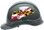 Pyramex Ridgeline Cap Style Hard Hats - Maryland Flag ~ Left Side View