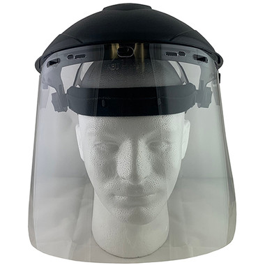 Pyramex Standard Polycarbonate  Clear Faceshield with Headgear