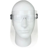 ERB Clip-On Disposable Face Shield with Gateway Mini Starlite Safety Glasses w/ Clear Lens (KIT-4160-3679)