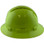Pyramex Ridgeline Vented Lime Full Brim Style Hard Hat - 4 Point Suspensions 
