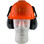 Pyramex Ridgeline Cap Style hard hat with Earmuff Attachment (KIT-HP44110-CM6010)