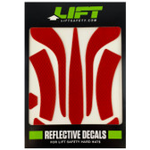 Red Reflective Decal Kit No Flash