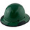 DAX Fiberglass Composite Hard Hat - Full Brim Factory Green with Protective Edge