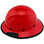 DAX Fiberglass Composite Hard Hat - Full Brim Factory Red with Edge
Left Side View