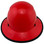 DAX Fiberglass Composite Hard Hat - Full Brim Factory Red with Edge
Back View

