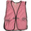 Light Pink Soft Mesh Plain Safety Vest