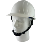 ERB Americana Cap Style Hard Hat with Ratchet Suspension and 4-Point Chinstrap - White pic 1