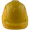 Pyramex Ridgeline Cap Style Hard Hats Yellow with Yellow Reflective Decals Applied