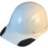 DAX Actual Carbon Fiber Hard Hat - Cap Style Black and White
