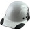 Actual Carbon Fiber Hard Hat - Cap Style Black and White