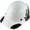 DAX Actual Carbon Fiber Hard Hat - 50/50 White, Black Camo