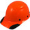 DAX Fiberglass Composite Hard Hat - Cap Style Factory Hi Viz Orange