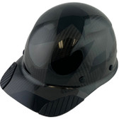 Actual Carbon Fiber Hard Hat - Cap Style Camo Black