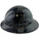 Actual Carbon Fiber Hard Hat - Full Brim Camo Black with Protective Edge