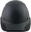 DAX Fiberglass Composite Hard Hat - Cap Style Textured Gunmetal Gray with Protective Edge