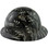 Skullgard Full Brim Fiberglass Hard Hat with Ratchet Suspension and Covert Flag Hydro Dip Design