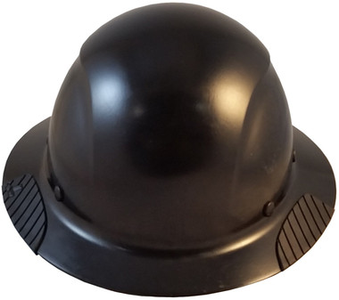 DAX Fiberglass Composite Hard Hat - Full Brim Factory Black