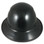 DAX Fiberglass Composite Hard Hat - Full Brim Factory Black with Protective Edge