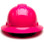 Pyramex 4 Point Full Brim Style with RATCHET Suspension Pink - Back View