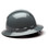 Pyramex Ridgeline Vented Slate Gray Full Brim Style Hard Hat - 4 Point Suspensions - Left View