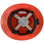 Pyramex Ridgeline Full Brim Style Hard Hat with Red Pattern - 4 Point Suspension Detail