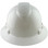 Pyramex Ridgeline Vented White Full Brim Style Hard Hat - 4 Point Suspensions