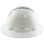 Pyramex Ridgeline Vented White Full Brim Style Hard Hat - 4 Point Suspensions