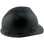 MSA V-Gard Cap Style Hard Hats with Fas-Trac Suspensions Matte Black - Right View