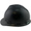 MSA V-Gard Cap Style Hard Hats with Fas-Trac Suspensions Matte Black - Left View