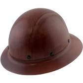 Dynamic Wofljaw Full Brim Fiberglass Hard Hat with 8 Point Ratchet Suspension - Natural Tan - Oblique View