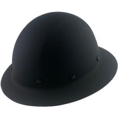 Dynamic Wofljaw Full Brim Fiberglass Hard Hat with 8 Point Ratchet Suspension - Black - Oblique View