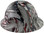 Second Amendment Full Brim Style Hydro Dipped Hard Hats-01 ~ Left Side View