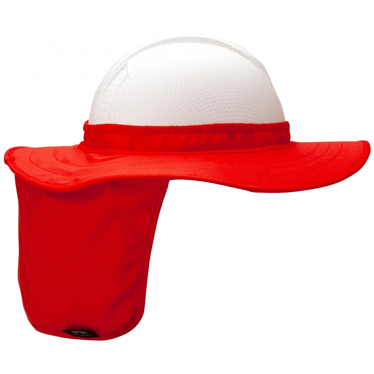 Pyramex Hard Hat Brim with Neck Shade HiViz Orange
