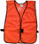 Orange Soft Mesh Plain Safety Vests