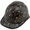 US Army Design Cap Style Hydro Dipped Hard Hats Left Side Oblique View