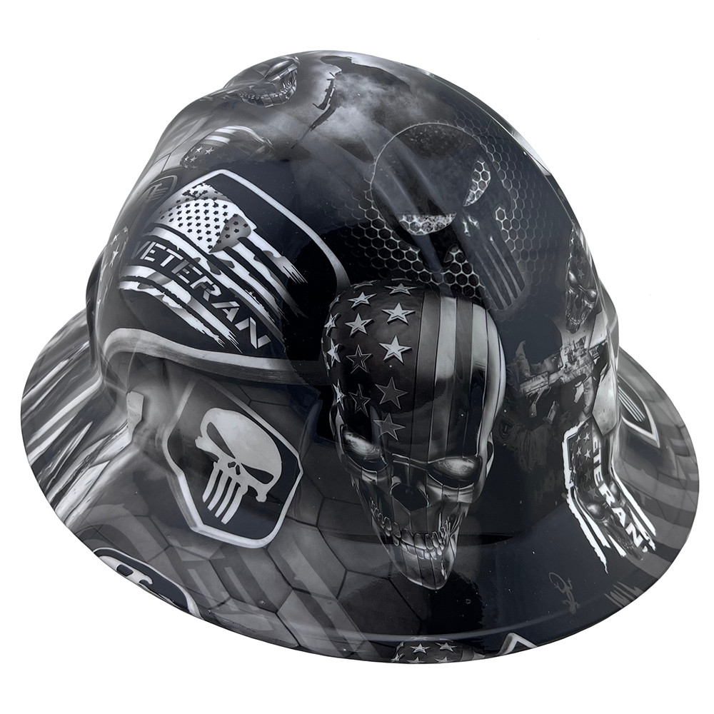 Veterans Design Full Brim Hydro Dipped Hard Hats Buy Online at T.A.S.C.O.